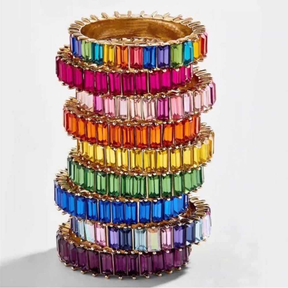 Cubic Zirconia Baguette Rings-sz 5-9-Boutique